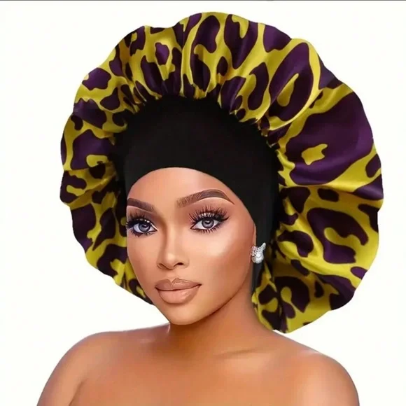 Leopard Hair Bonnets - Picture 2 of 2